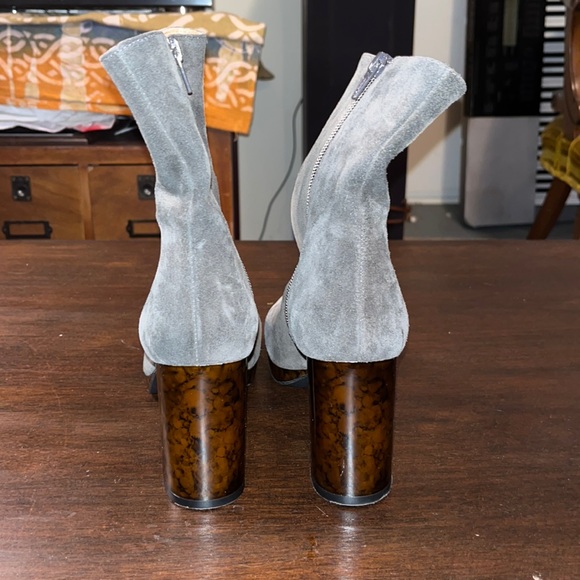 FP grey suede platform boots - Picture 4 of 7